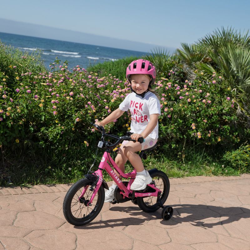 Children's bicycle ATTABO KNACK 14" pink 11