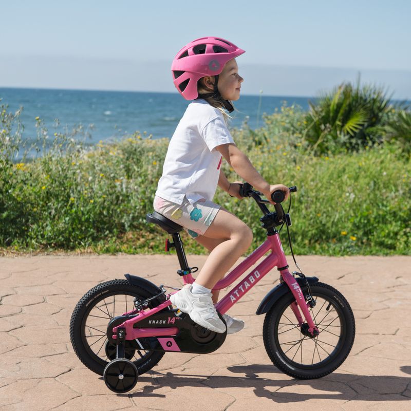 Children's bicycle ATTABO KNACK 14" pink 12