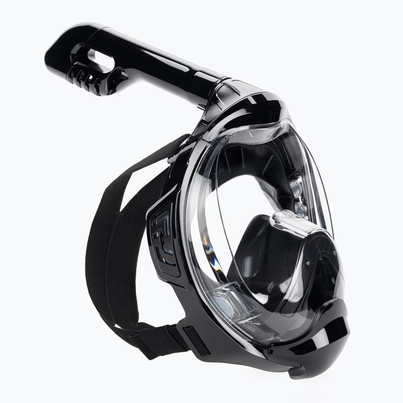 Full face mask for snorkelling AQUASTIC KAI black