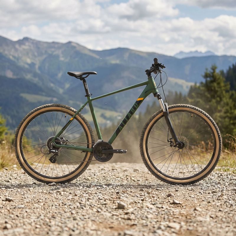 ATTABO men's mountain bike ALPE 2.0 29" tanwall green 3