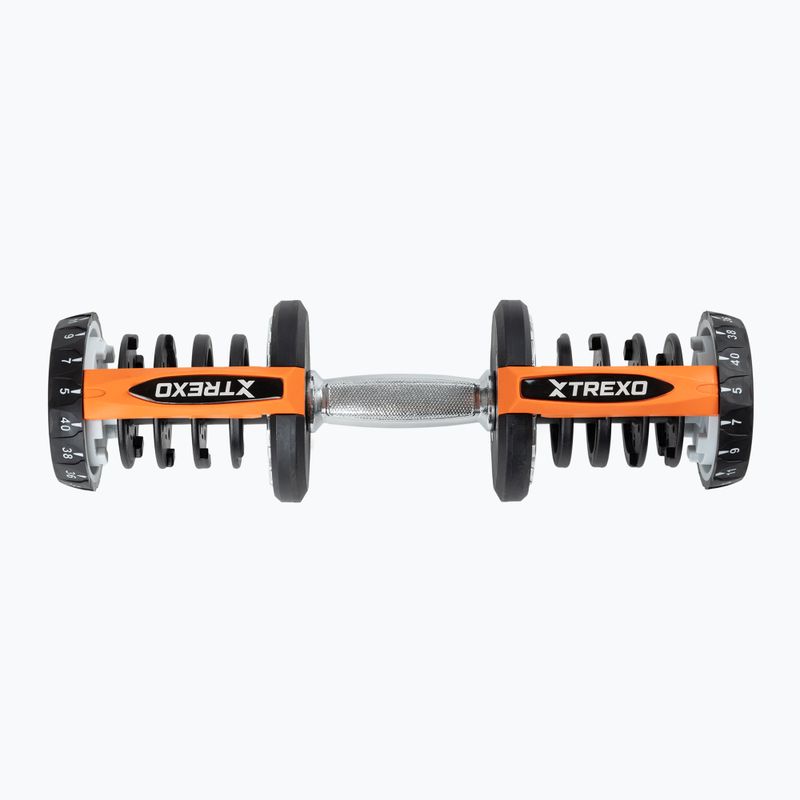 XTREXO ADT-40-BF adjustable dumbbell 40 kg black 5