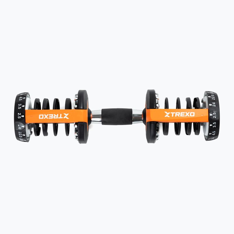 TREXO ADT-24-BF adjustable dumbbell 24 kg black 4