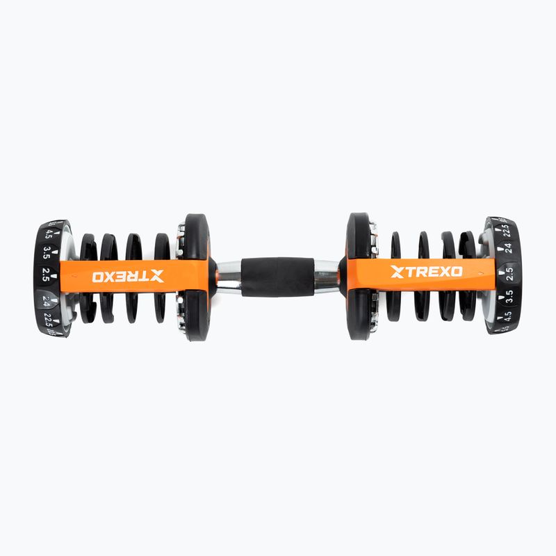 XTREXO ADT-24-BF adjustable dumbbell 24 kg black 5