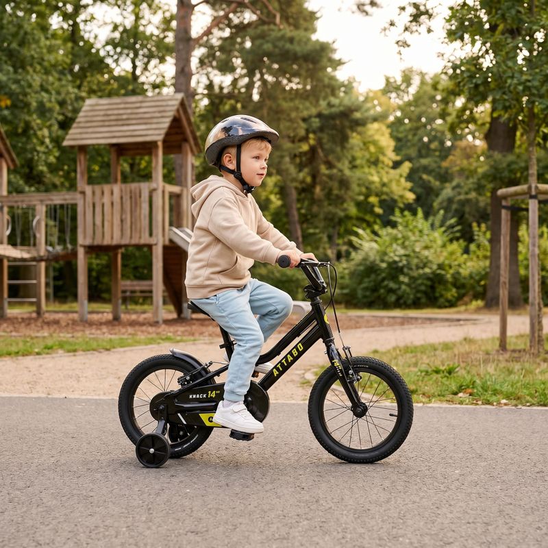 Children's bicycle ATTABO KNACK 14" black 3