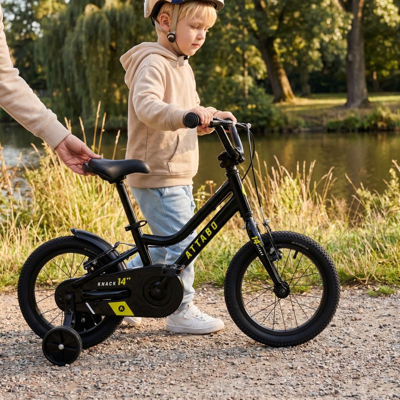 Children's bicycle ATTABO KNACK 14" black 4