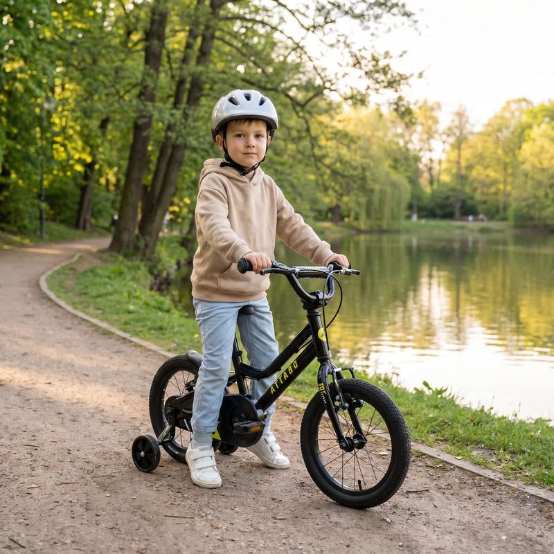 Children's bicycle ATTABO KNACK 14" black 7