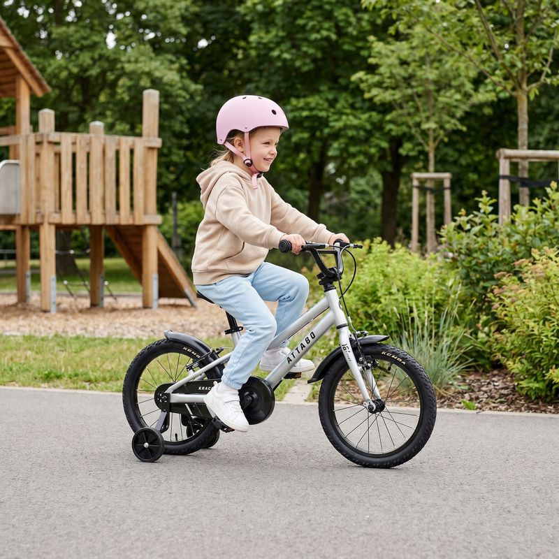 Children's bicycle ATTABO KNACK 16" silver 4