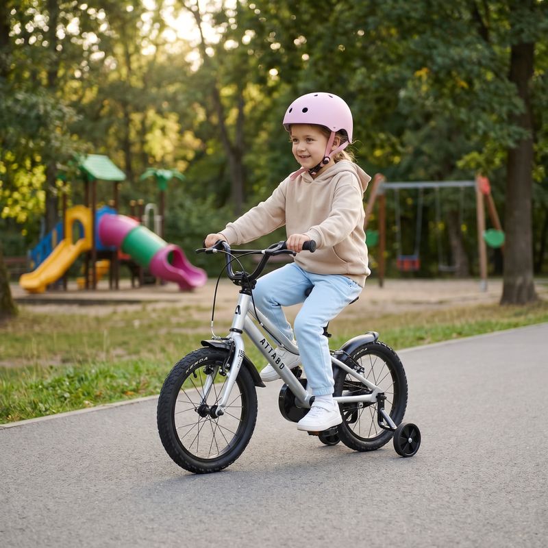 Children's bicycle ATTABO KNACK 16" silver 6