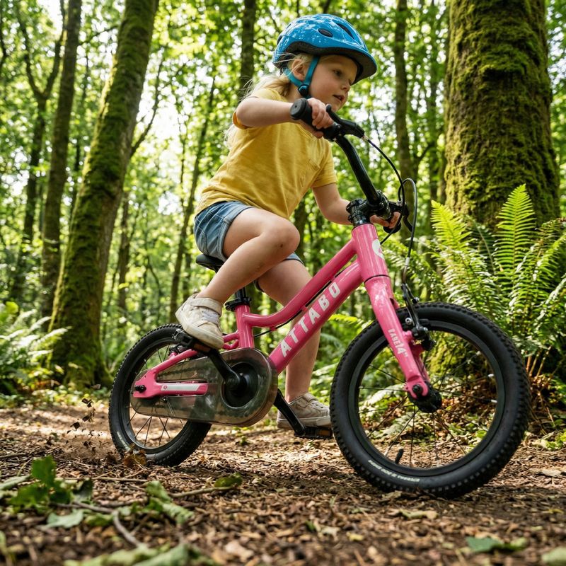 Children's bicycle ATTABO EASE 14" pink 3