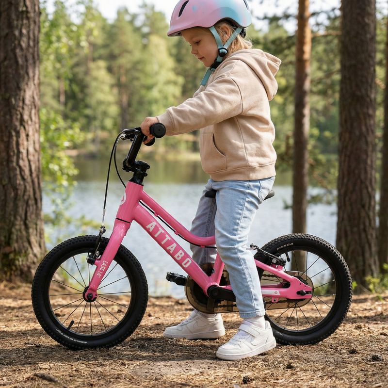 Children's bicycle ATTABO EASE 14" pink 6