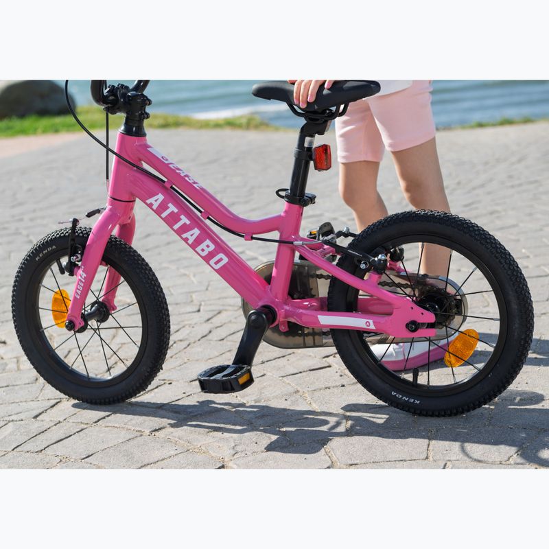 Children's bicycle ATTABO EASE 14" pink 9