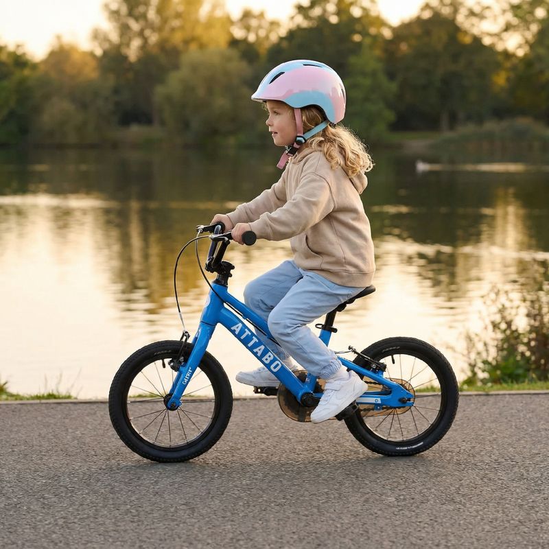 Children's bicycle ATTABO EASE 14" blue 4
