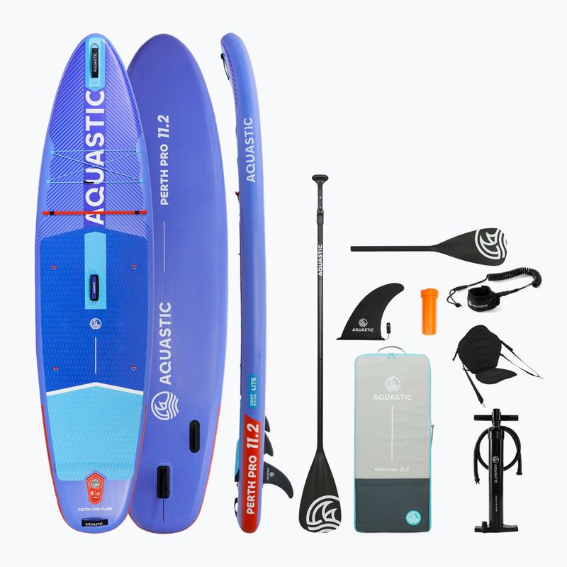 Board SUP AQUASTIC Perth Pro 11'2" all-round blue