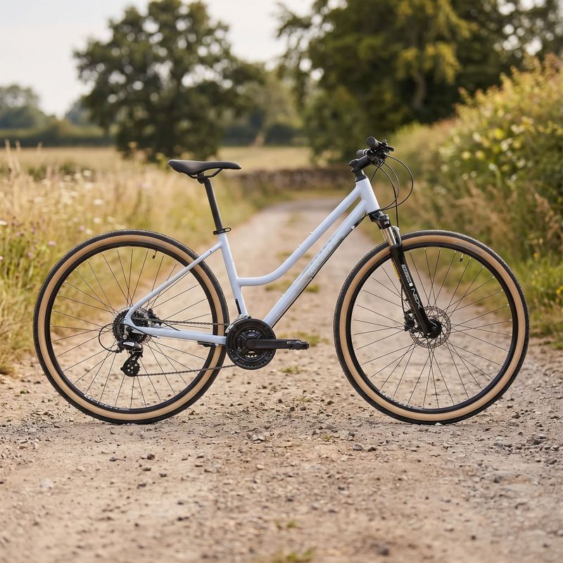 Women's cross bike ATTABO SANO 3.0 28" white 3
