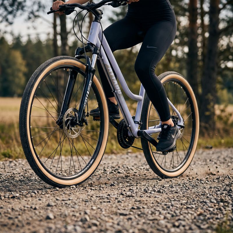 Women's cross bike ATTABO SANO 3.0 28" white 5