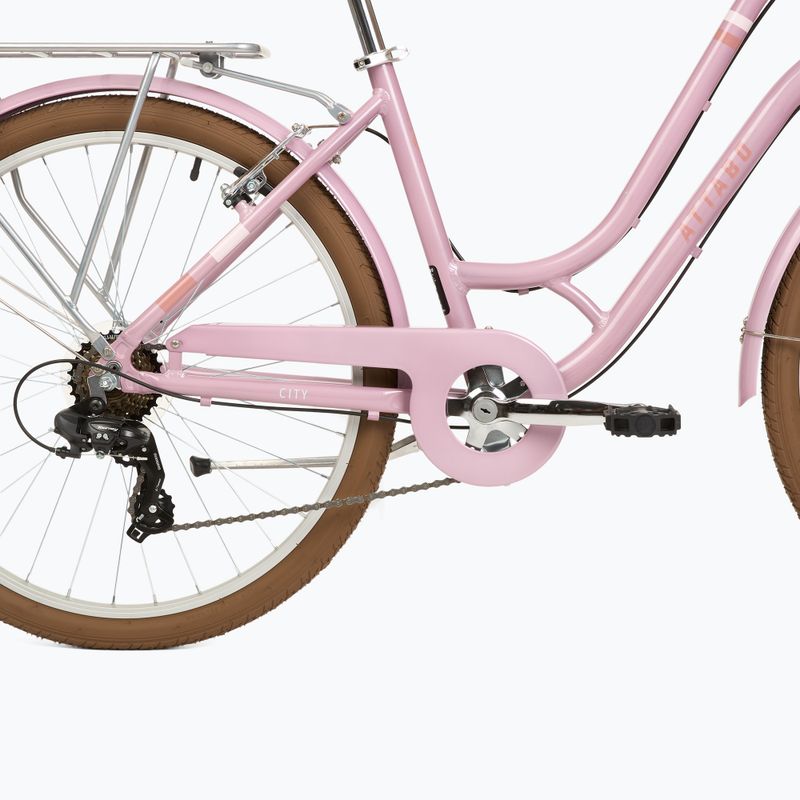 Youth city bike ATTABO CITY 26" pink 5