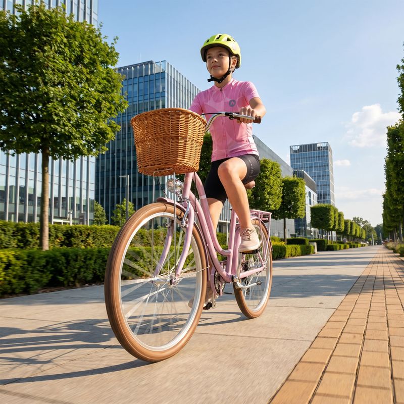 Youth city bike ATTABO CITY 26" pink 4