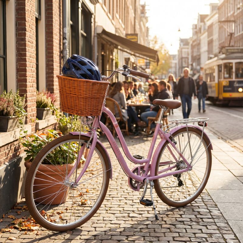 Women's city bike ATTABO CITY 28" pink 18