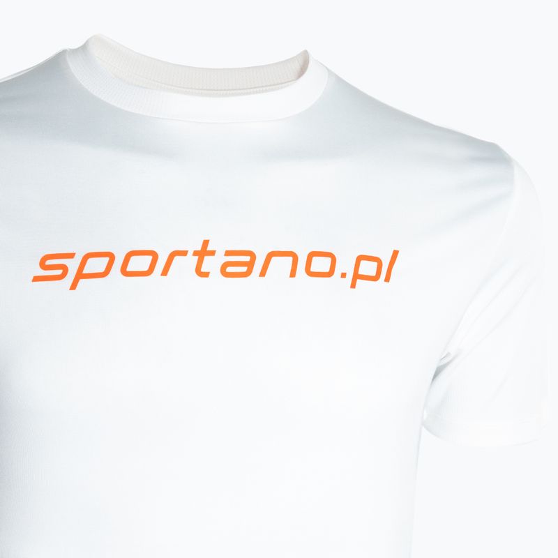 SPORTANO Active Men's running shirt white 3