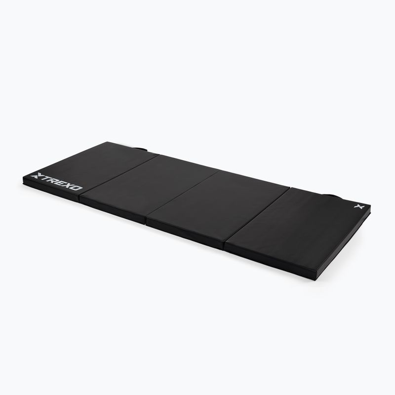 Folding crash mat TREXO large black 2
