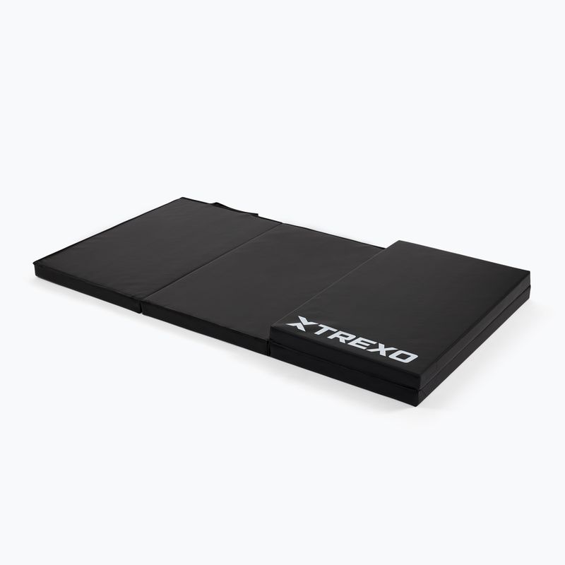 Folding crash mat TREXO large black 3