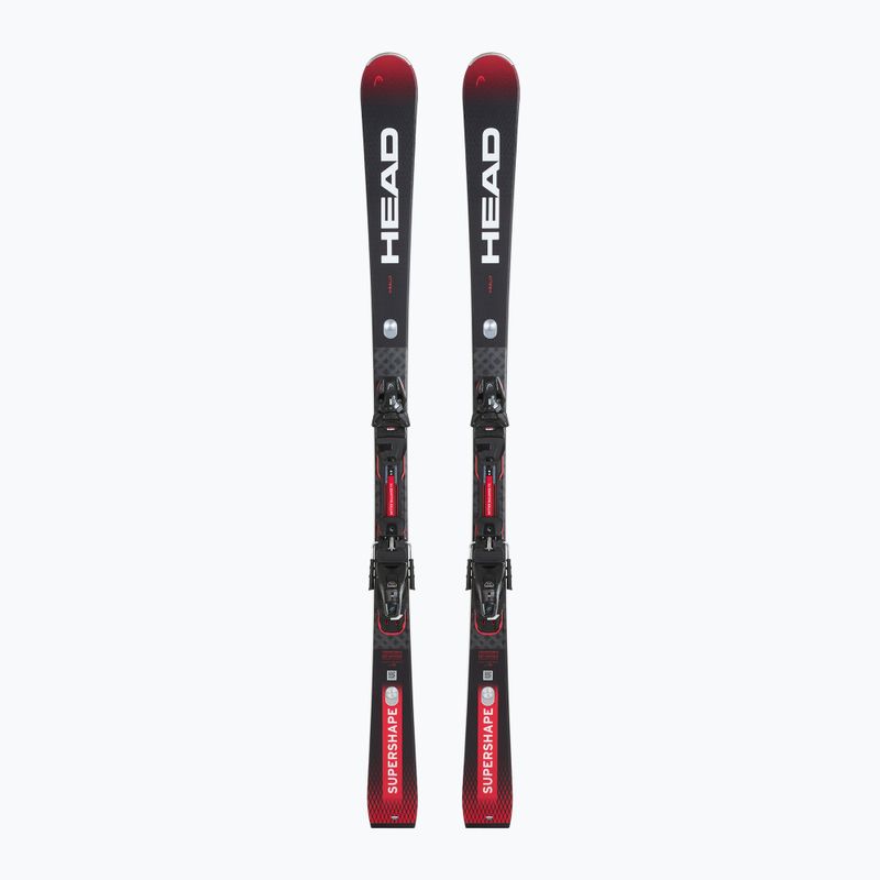 HEAD Supershape e-Rally SW BB-PR + Protector PR 13 GW black/red downhill skis
