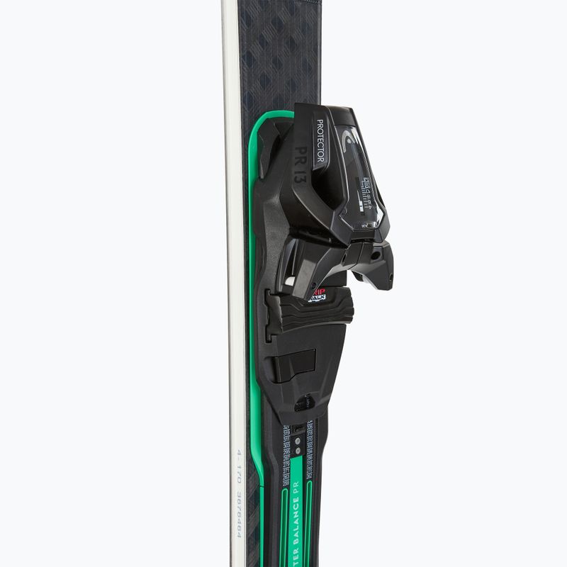 HEAD Supershape e-Magnum SW BB-PR downhill skis + Protector PR 13 GW bindings black/green 4