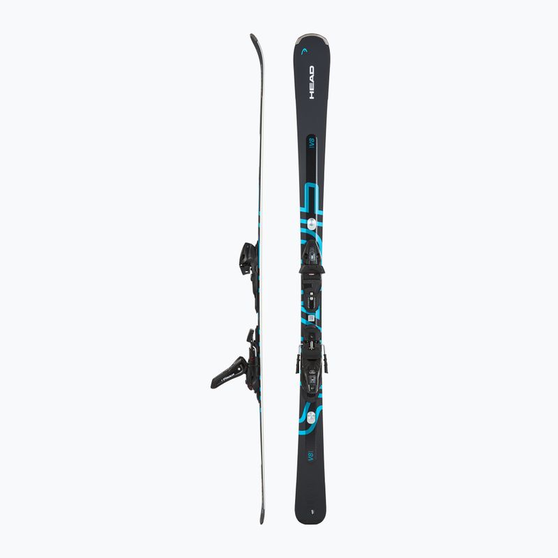 HEAD Shape e-V8 SW AMT-PR downhill ski + Protector PR 11 GW anthracite/blue binding 2