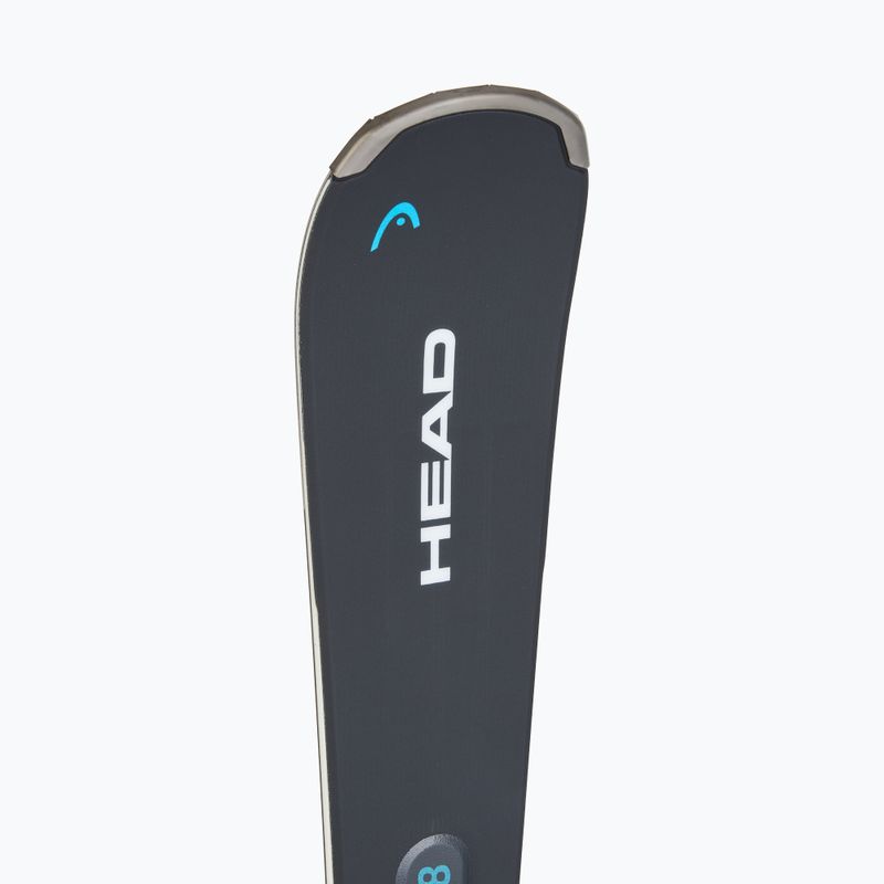 HEAD Shape e-V8 SW AMT-PR downhill ski + Protector PR 11 GW anthracite/blue binding 6