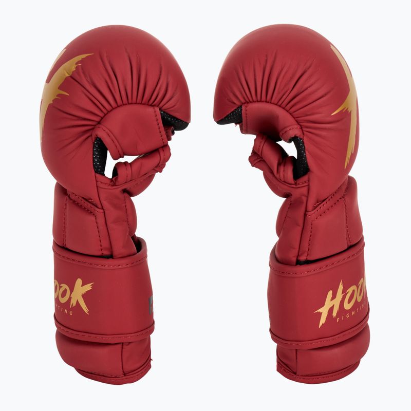 MMA HOOK FIGHTING sparring gloves TX0-B4M0016 red 5