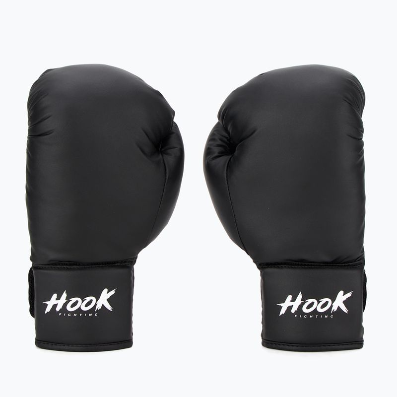 HOOK FIGHTING Children's First Training Boxing Set Black 2