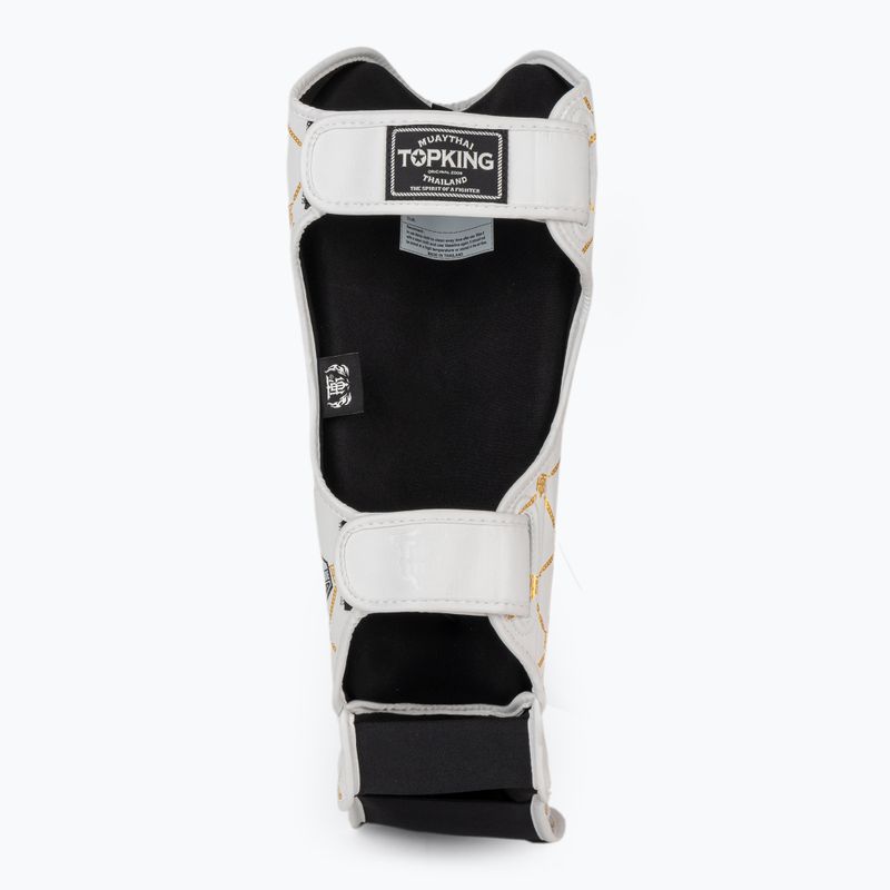 Top King Chain white/gold tibia and foot protectors 5