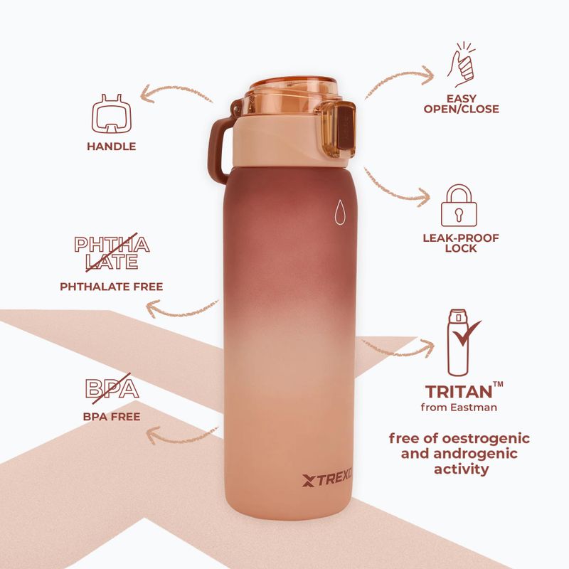 XTREXO Haust 1000 ml bottle brown 3