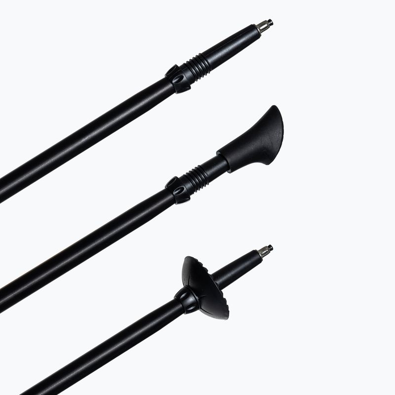 KADVA Aruku adjustable black Nordic walking poles 8