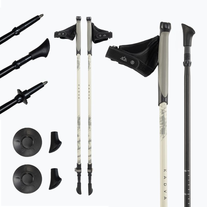 KADVA Halna adjustable green Nordic walking poles
