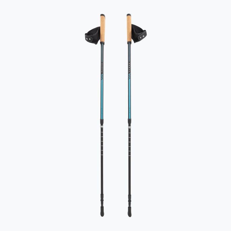 Adjustable KADVA Luna Nordic Walking Poles in Blue 3