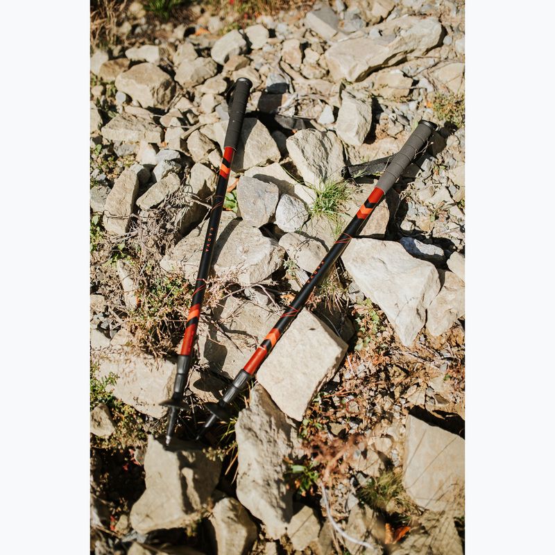 KADVA Tengri hiking poles red 3