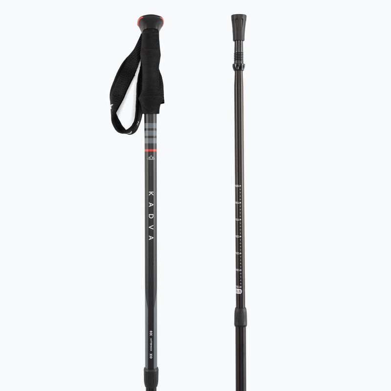 KADVA Sajama adjustable trekking poles red 7