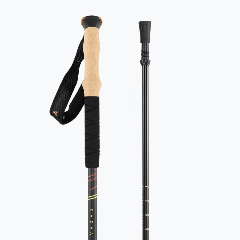 KADVA Kibo adjustable trekking poles orange 7