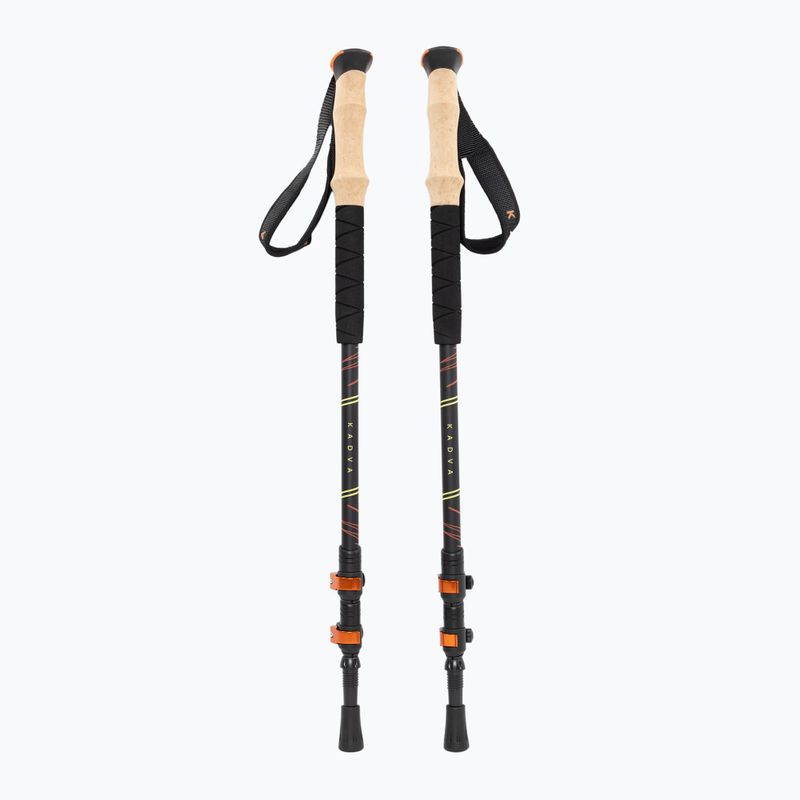 KADVA Kibo adjustable trekking poles orange 11