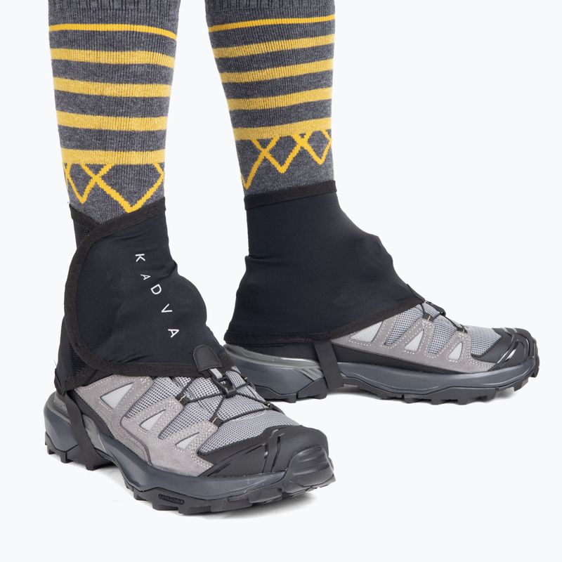KADVA Elurra black running gaiters