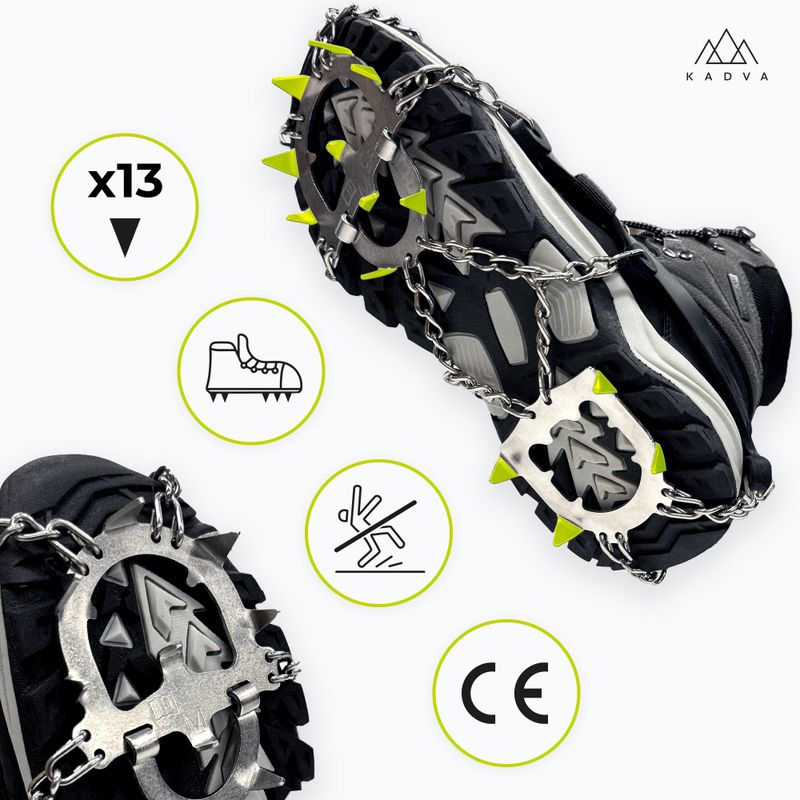 KADVA Cerro black boot grips 4