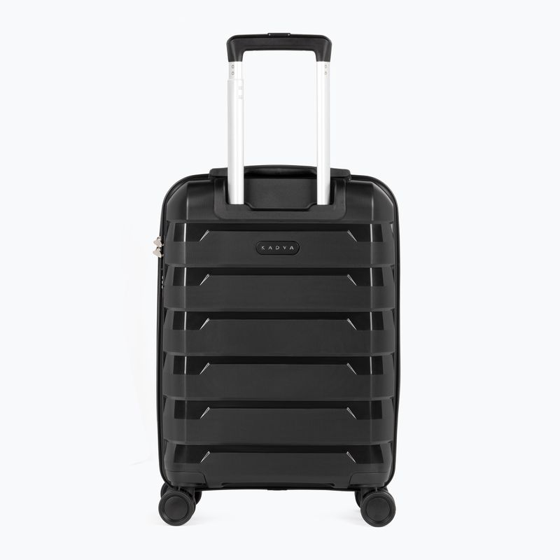 KADVA Cayes 42 l black cabin travel suitcase 5