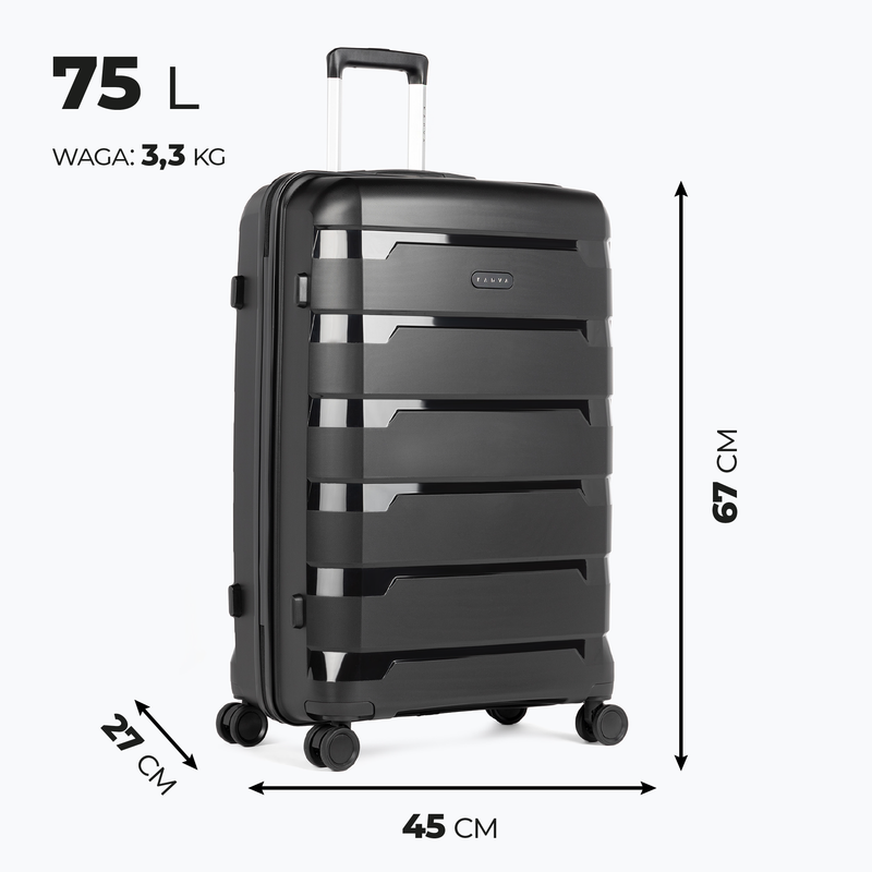 KADVA Cayes travel case 75 l black 3