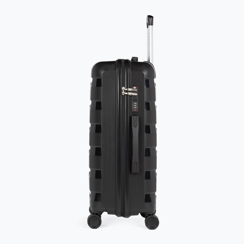 Medium travel suitcase KADVA Cayes 75 l black 4