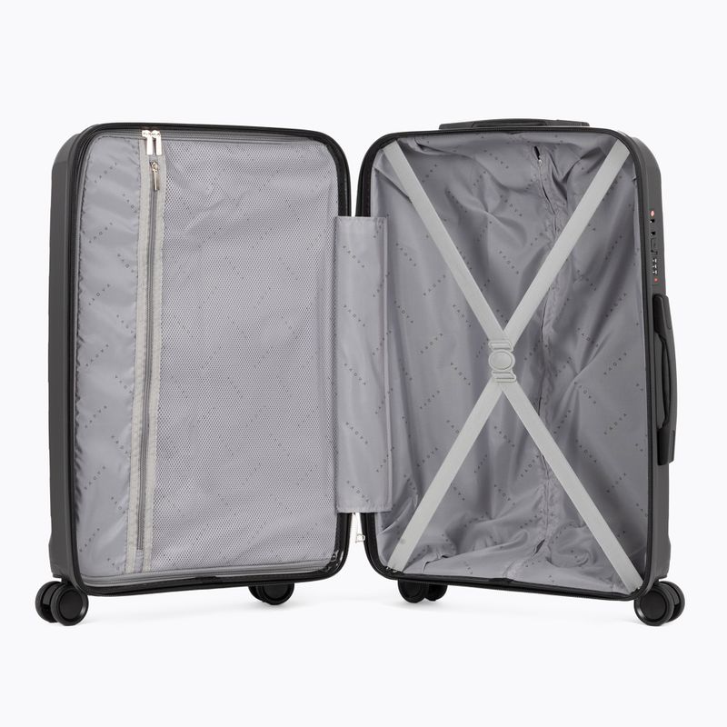 Medium travel suitcase KADVA Cayes 75 l black 6