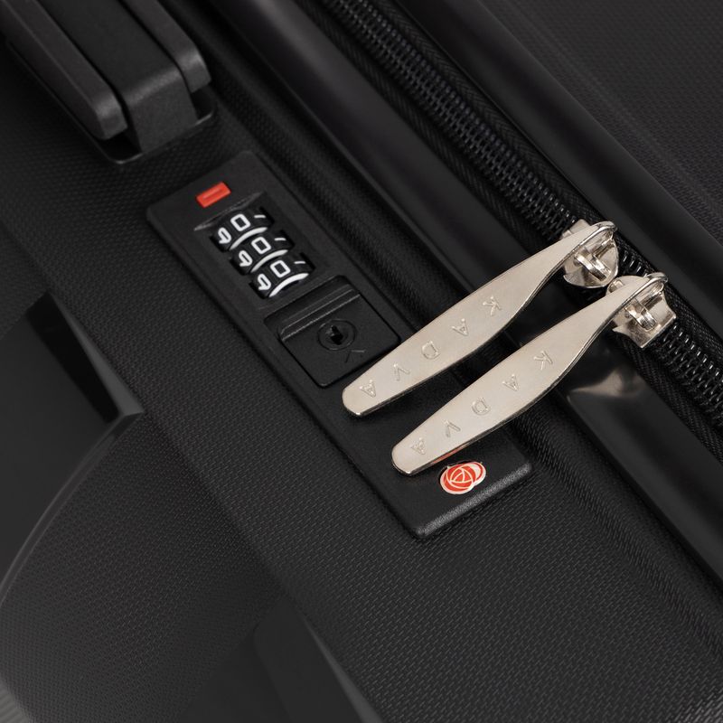 Medium travel suitcase KADVA Cayes 75 l black 10