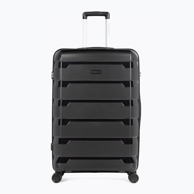Large travel suitcase KADVA Cayes 113 l black