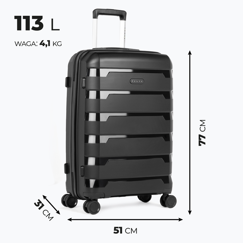 KADVA Cayes travel case 113 l black 3