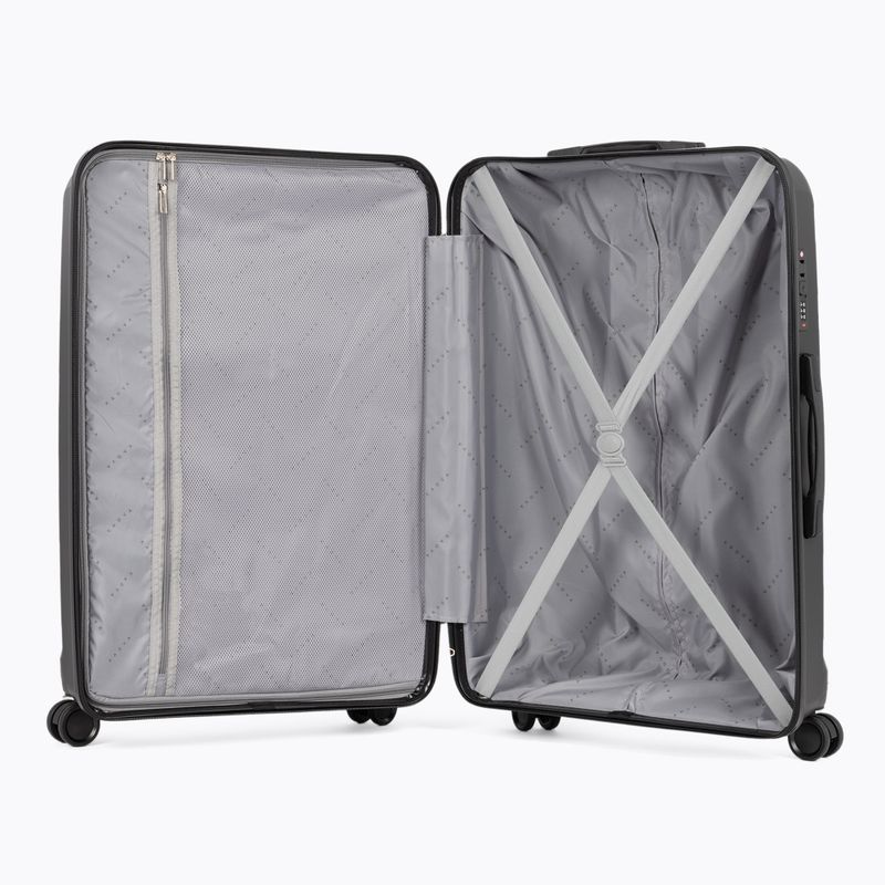 Large travel suitcase KADVA Cayes 113 l black 6